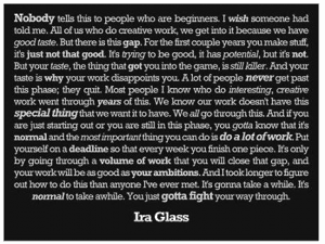Quote from Ira Glass
